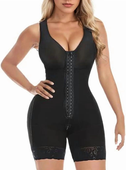 Fajas Colombianas Shapewear for Women Tummy Control Post Surgery Full Body Shaper Butt Lifter with Zipper Crotch